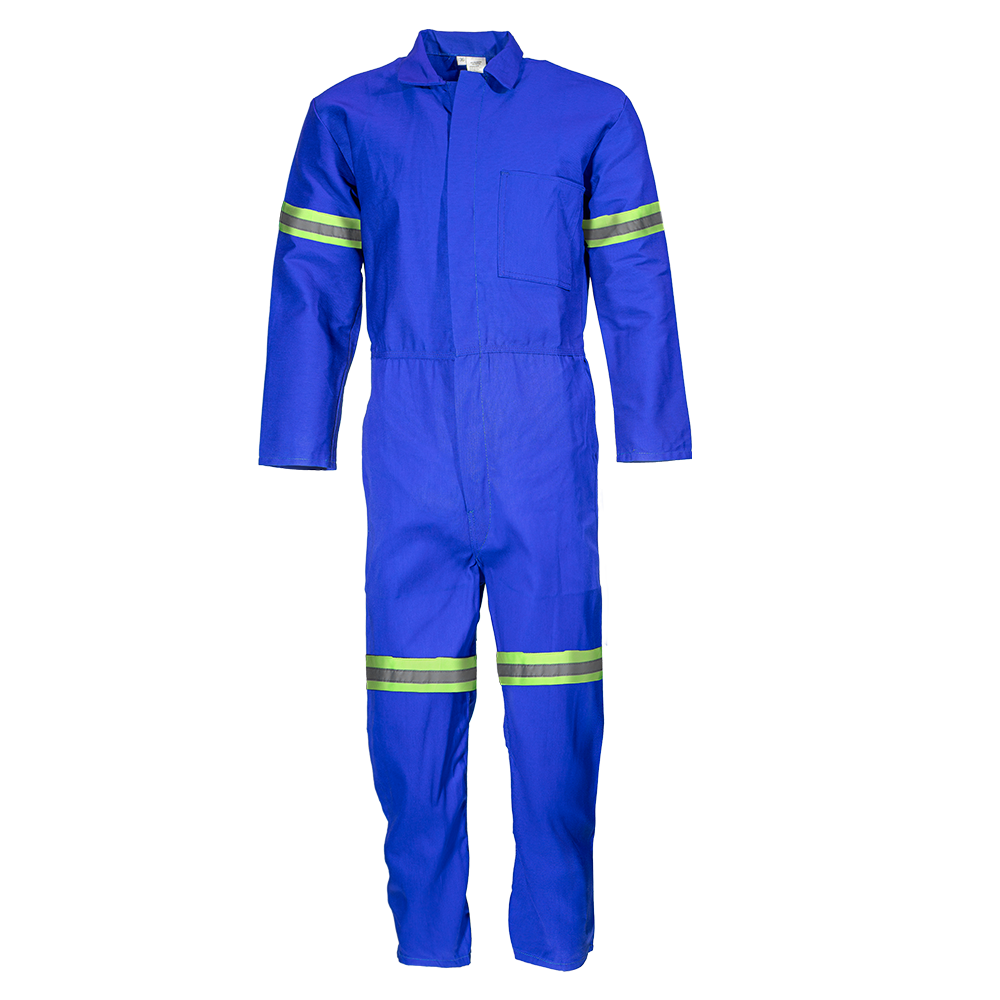 Royal Blue Boiler Suit with Reflective