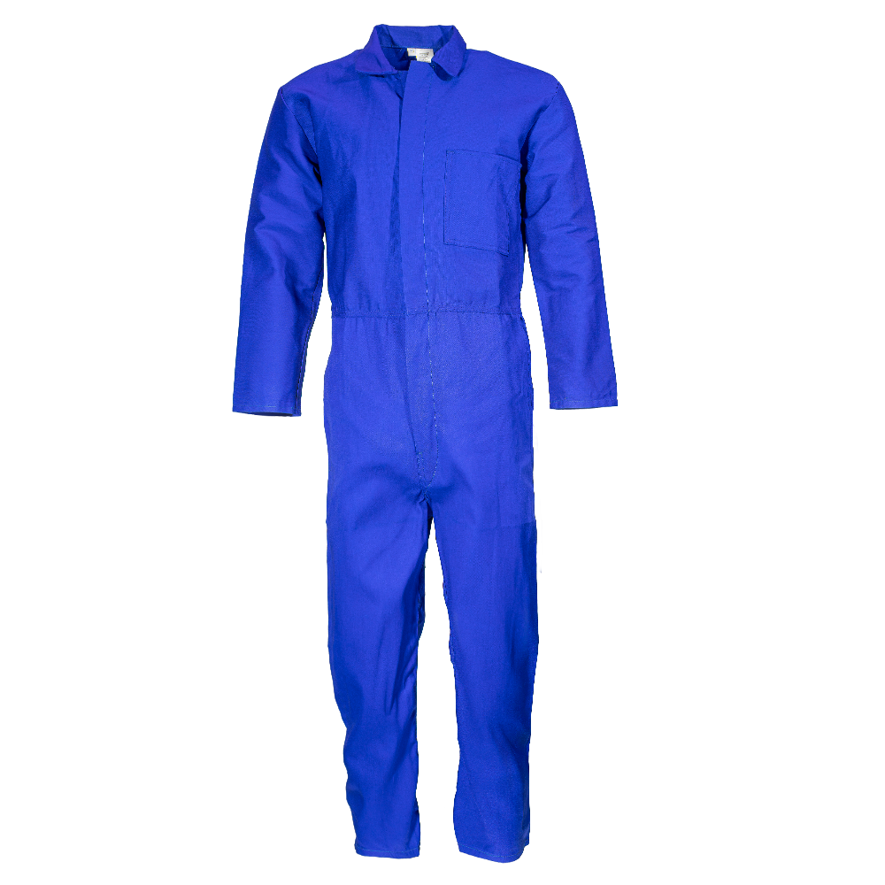 Royal Blue Boiler Suit Polycotton