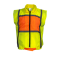 Lime & Orange Reflective Jacket sleeveless