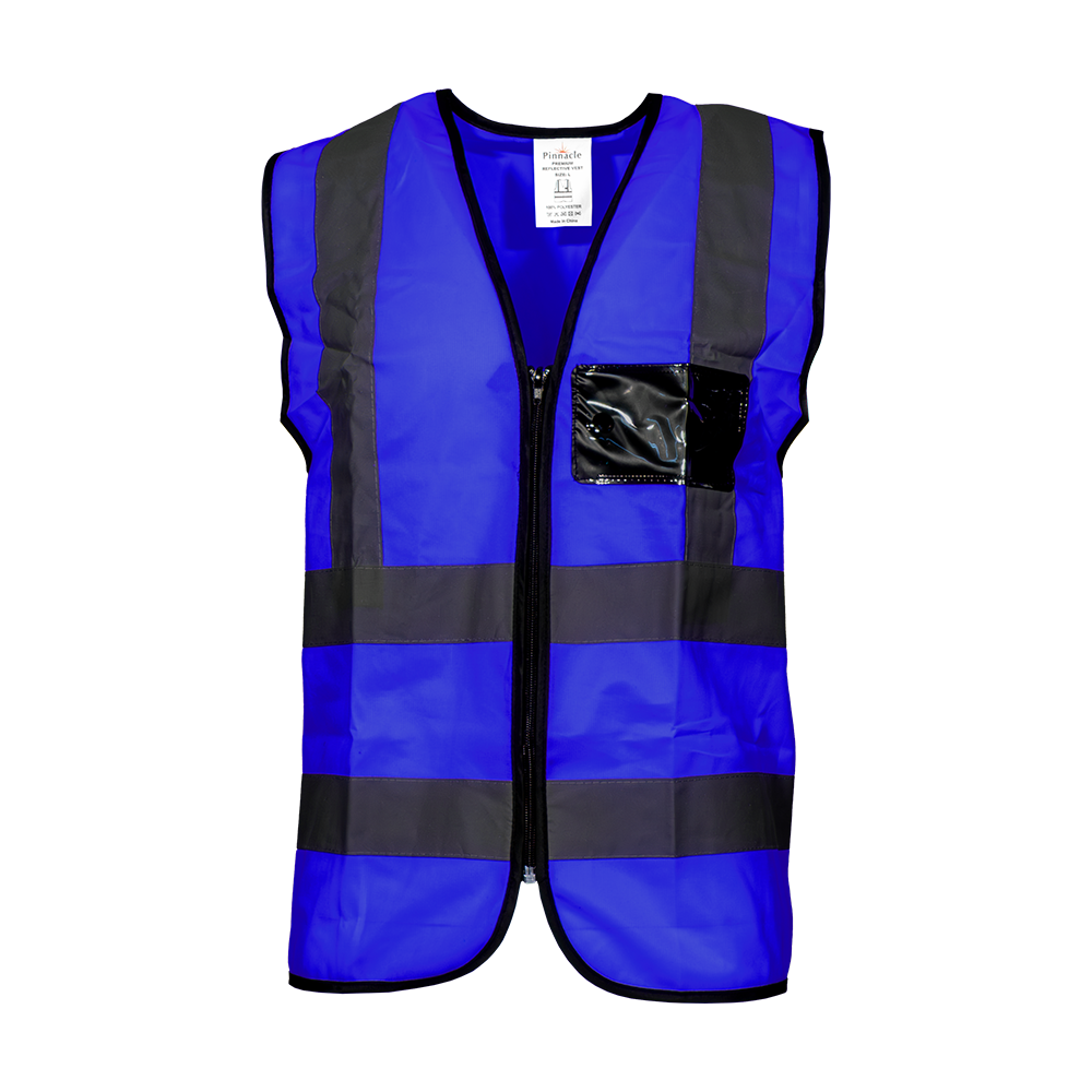 Premium Reflective Vest with Zip & ID