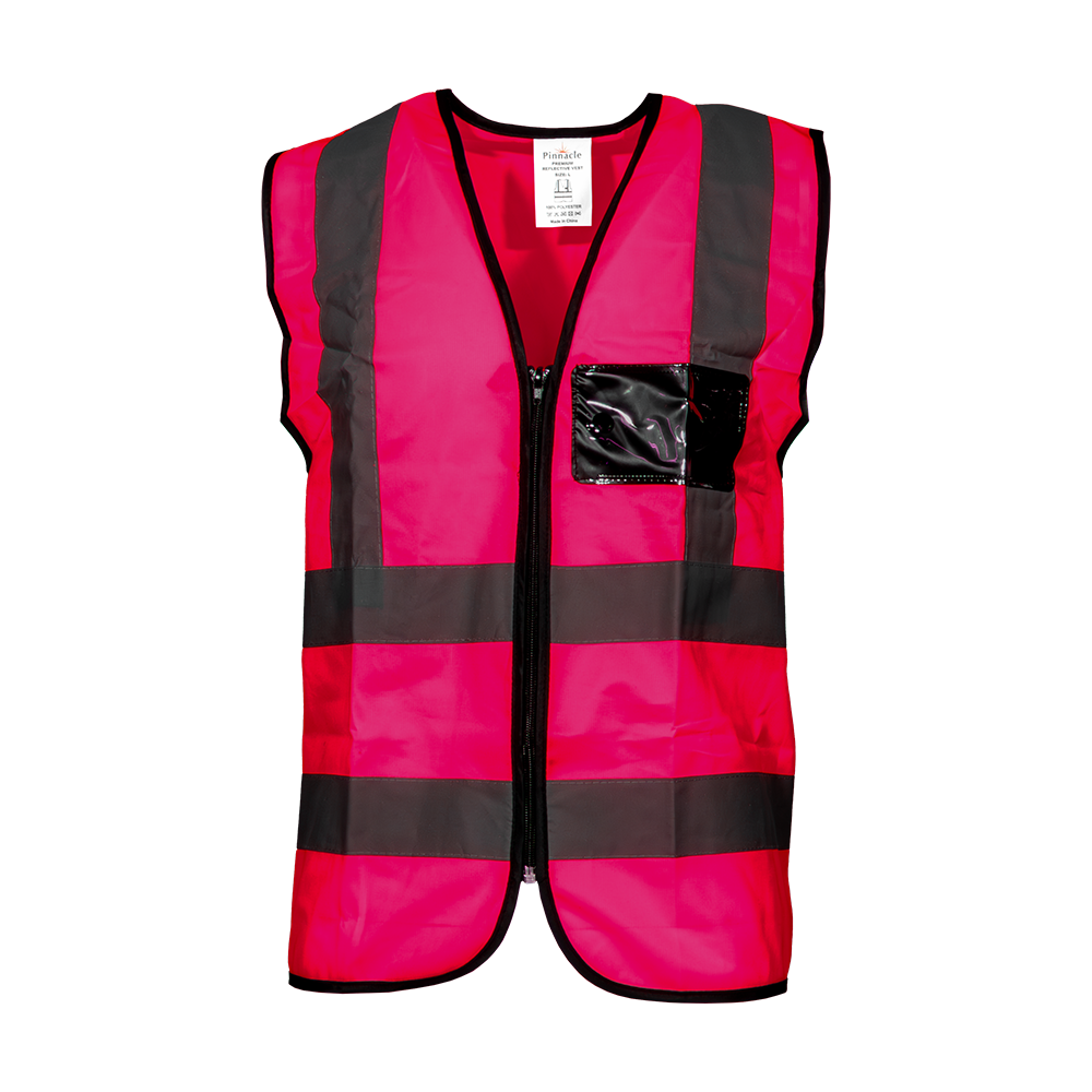 Premium Reflective Vest with Zip & ID