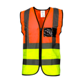 Premium 2 Tone Reflective Vest Zip & ID