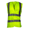 Reflective Vest with Velcro - Lime