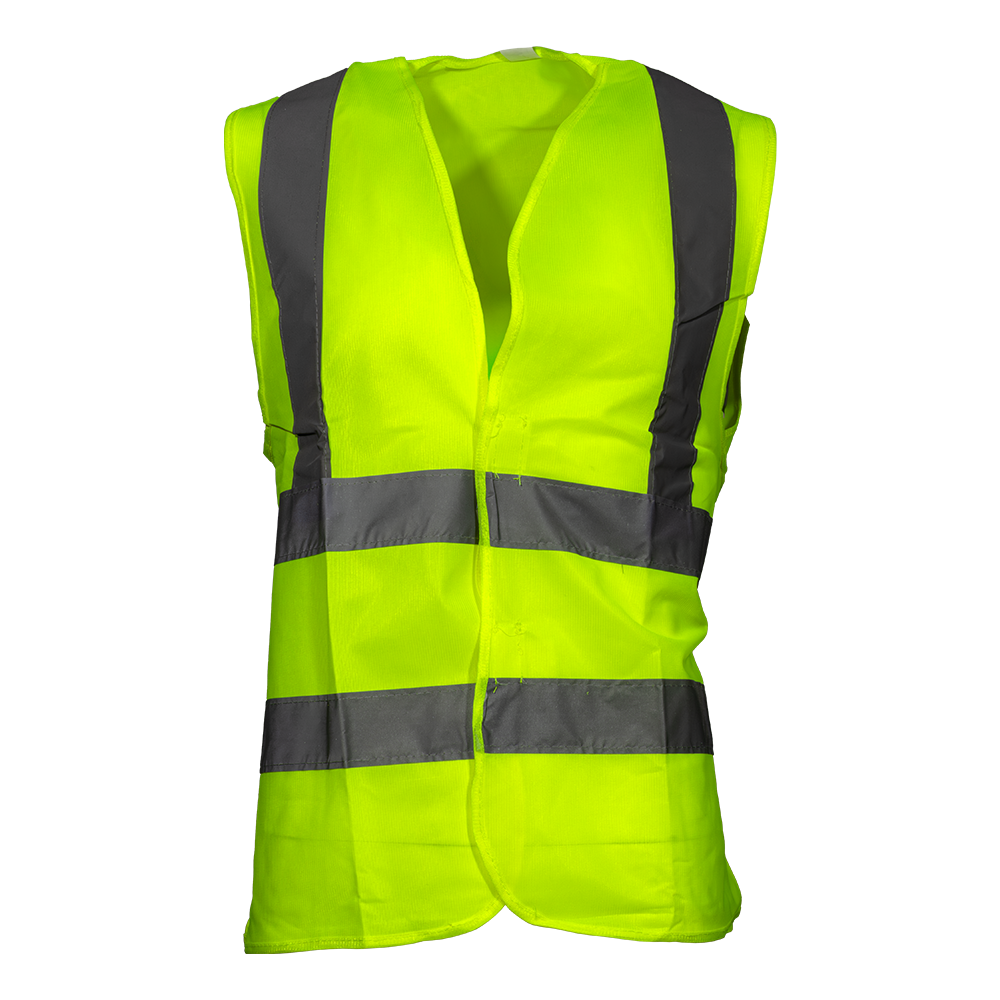 Reflective Vest with Velcro - Lime