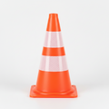 Soft Orange PVC Traffic Cone with Reflective Tape