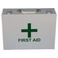 Empty Metal Box for First Aid