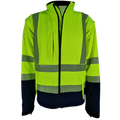 2 Tone Softshell Jacket, Zip-off Sleeve